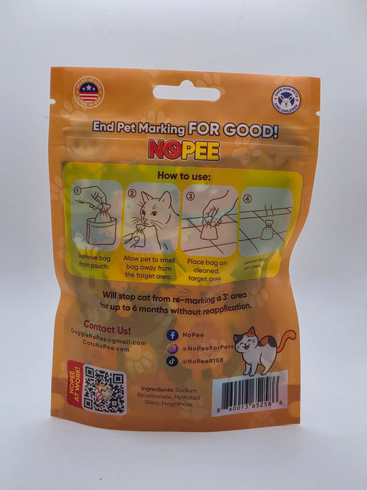 Cat Marking Prevention Black with Multi-Color Cats